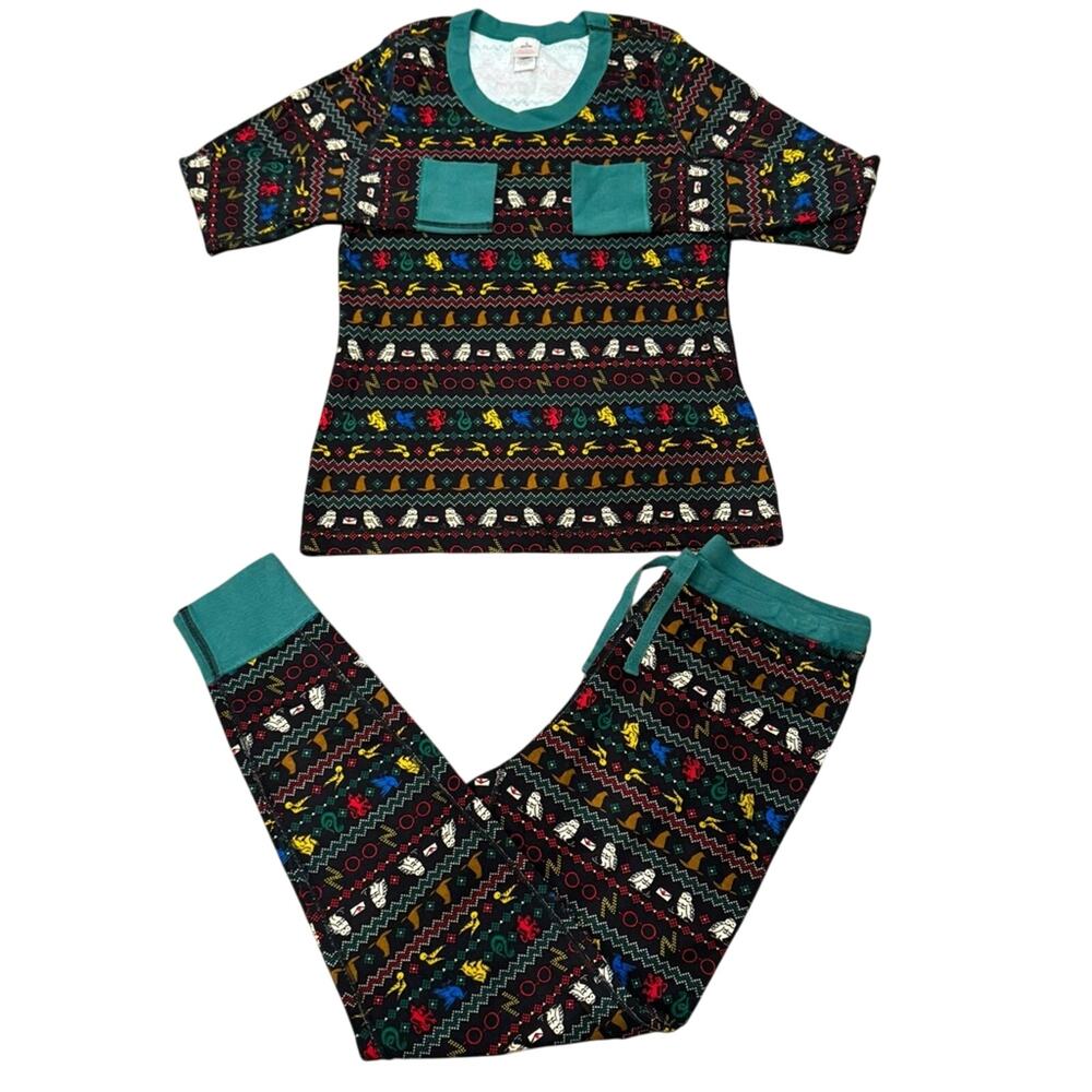 Hanna Andersson Harry Potter Fair Isle Pajama Set Unisex Size Large